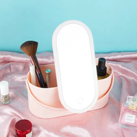 Make-up Koffer mit LED Spiegel - Lumivault