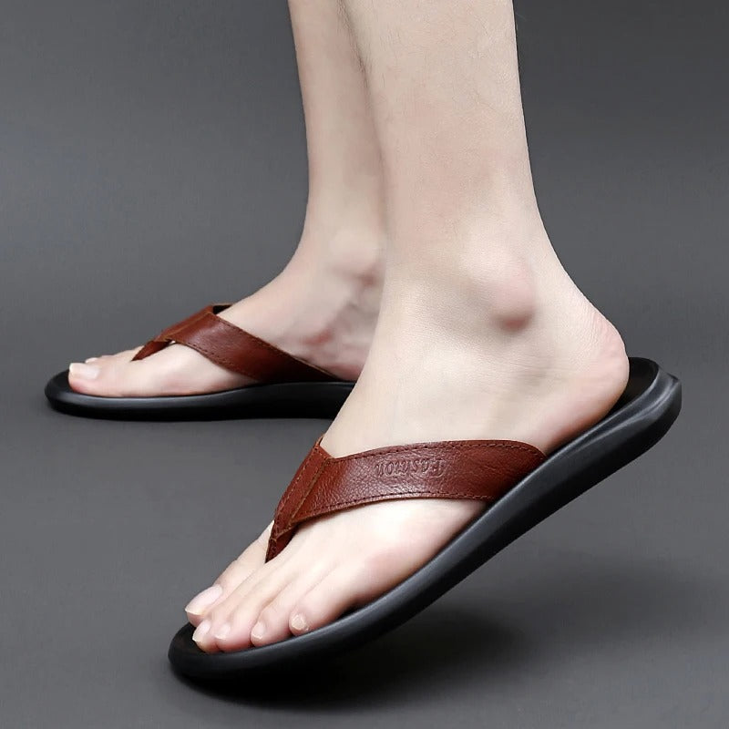 Bequeme & Stilvolle Herren Outdoor-Sommerslipper – Leano