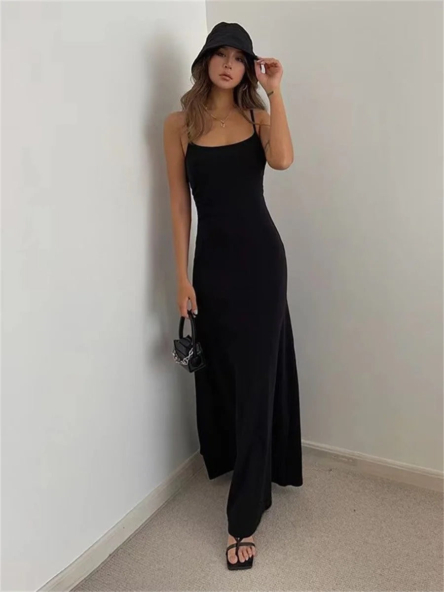 Sommerkleid mit Spaghettiträgern und Luftiger Passform – Sofie