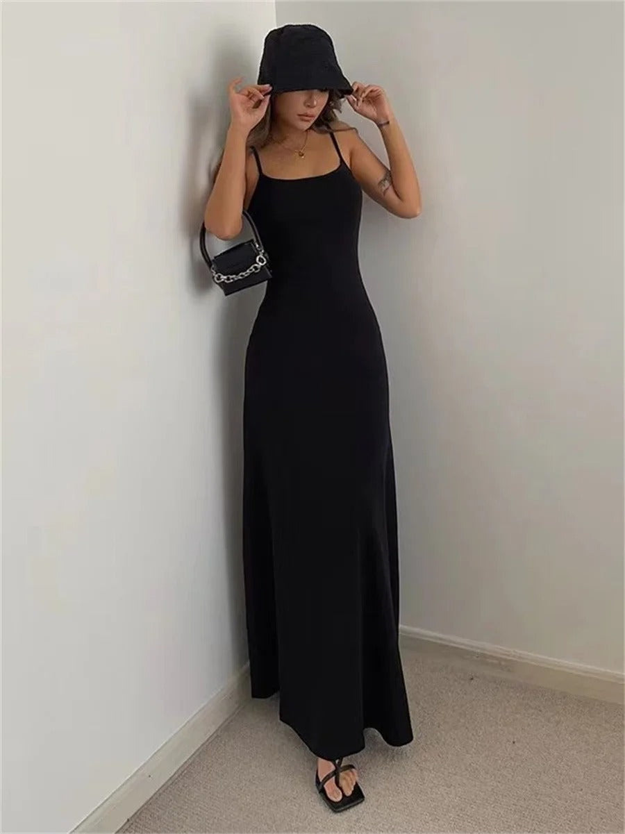 Sommerkleid mit Spaghettiträgern und Luftiger Passform – Sofie