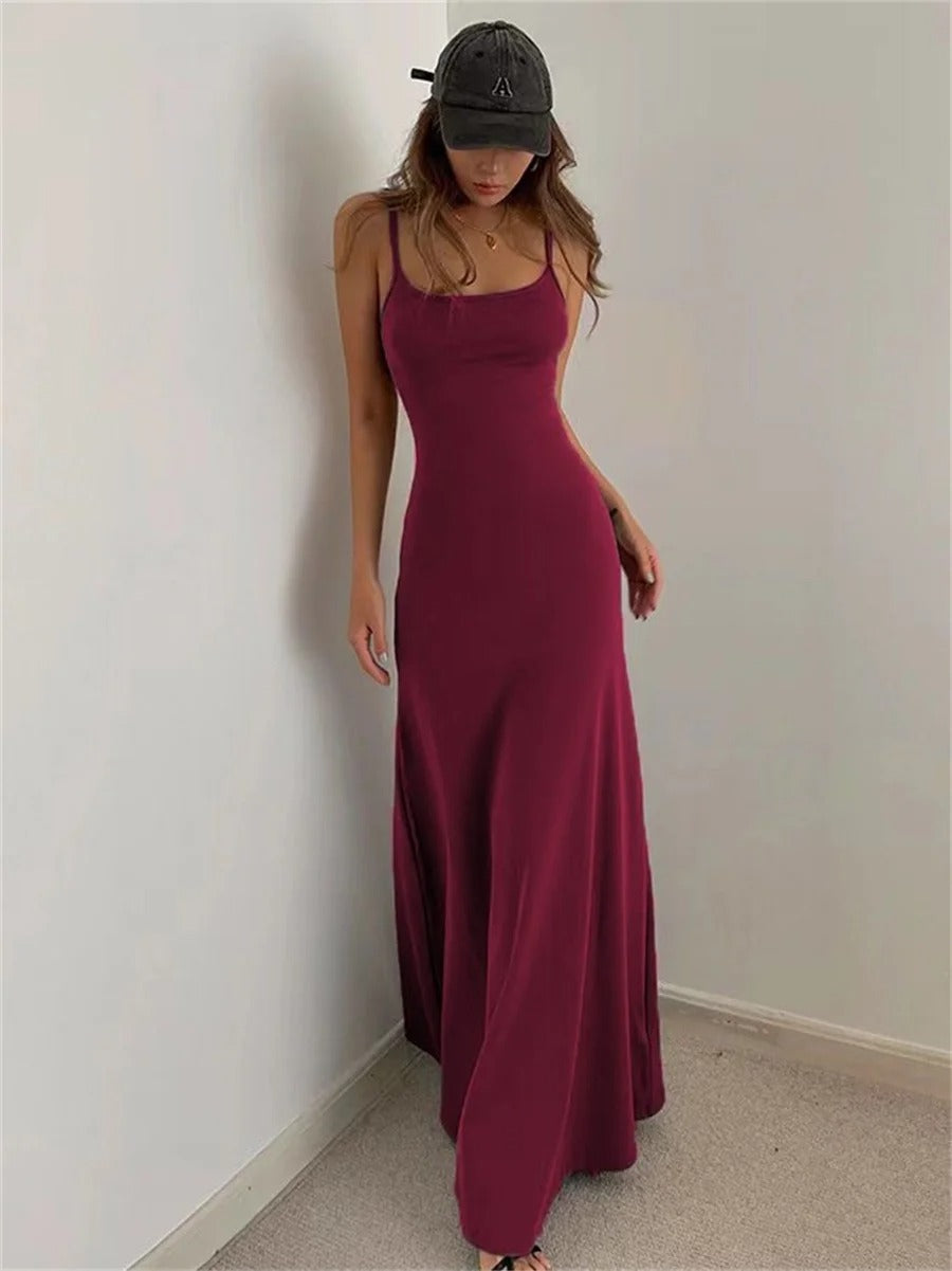 Sommerkleid mit Spaghettiträgern und Luftiger Passform – Sofie