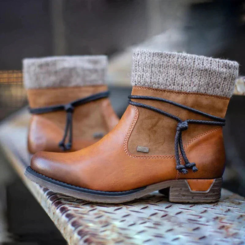 Damen Leder Stiefeletten – Maren