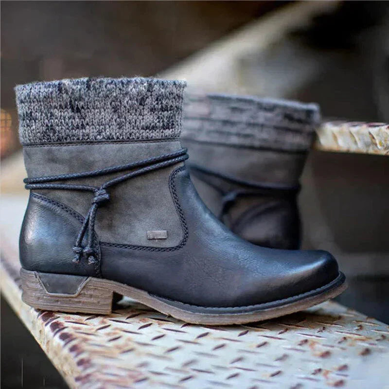 Damen Leder Stiefeletten – Maren