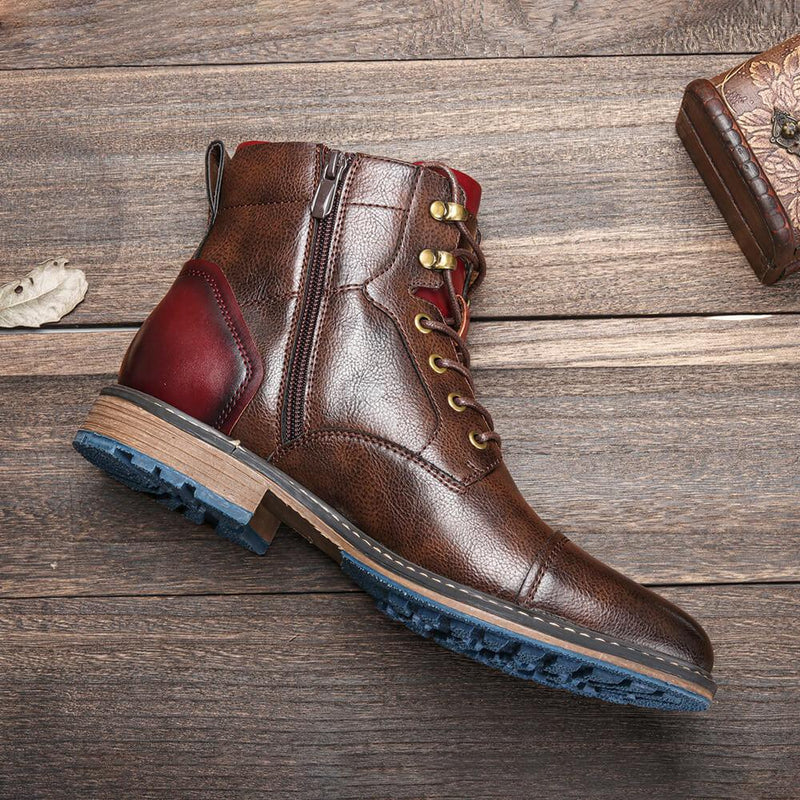 Braune Herren Oxford Stiefel – Jules