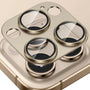 Metal Camera Lens Protector with Tempered Glass for iPhone – 1+1 FREE-Gold-For iPhone 16-State of Style