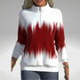 Damen Sweatshirt mit Reißverschlusskragen – Elvira
