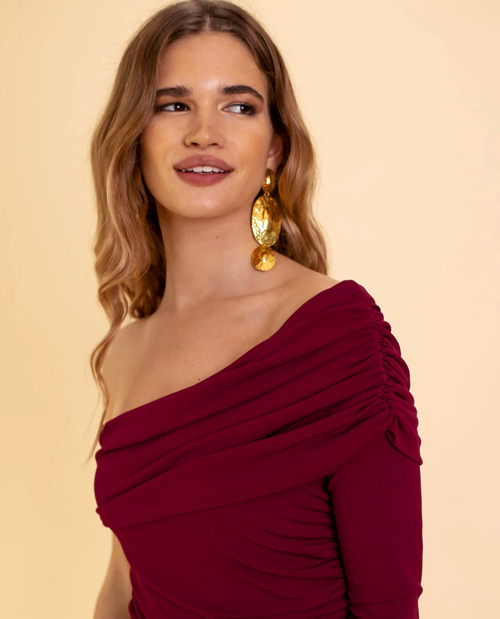 Damen Jumpsuit mit einem Schulter – Alessia