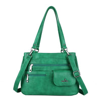 Multi-Compartment Damen Schulter- und Crossbody-Tasche – FlexiCarry