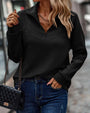 Stilvoller V-Ausschnitt Pullover für Damen - Seraphina