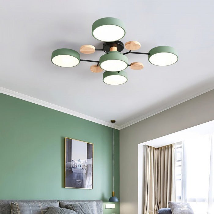 Vertakte LED-Deckenleuchte - NordicGlow