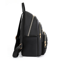 Leichter wasserabweisender Nylon-Rucksack für Damen – Reisen & Schule