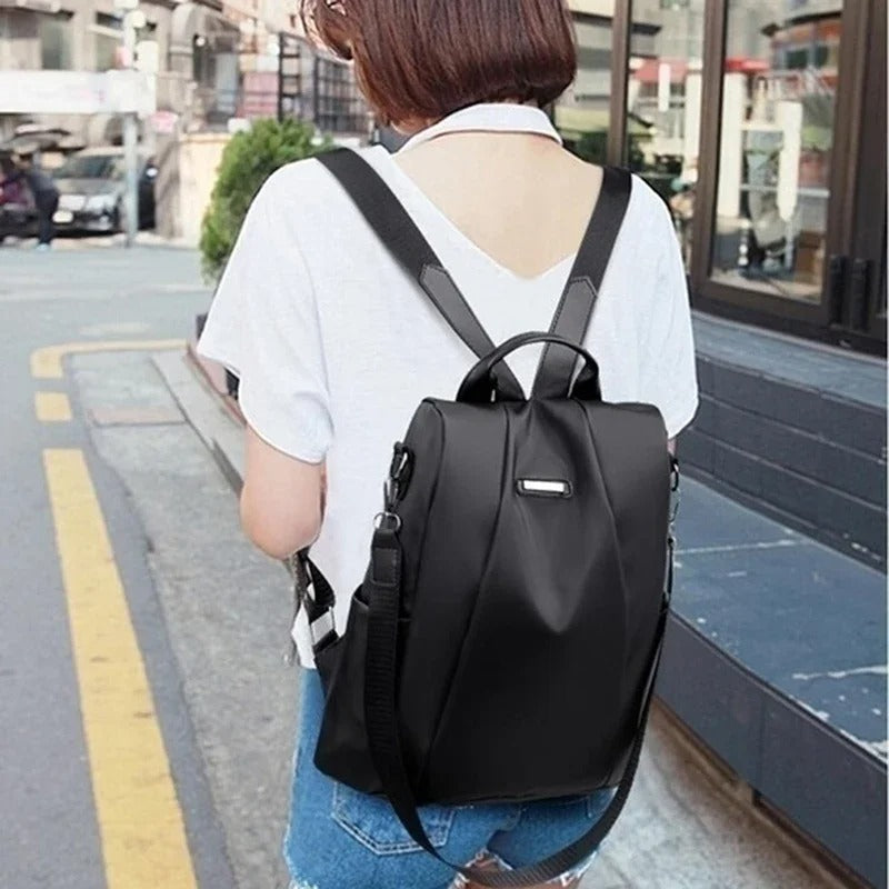 Leichtgewicht Wasserabweisender Nylon-Rucksack für Damen – Mehrere Tragemöglichkeiten