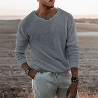 Warmer Herren Strickpullover mit Langarm – Sigfried