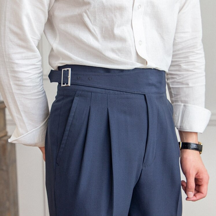 Herren Gurkha Hose mit Hohem Bund – Isauro