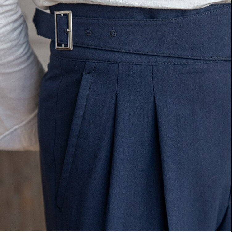 Herren Gurkha Hose mit Hohem Bund – Isauro