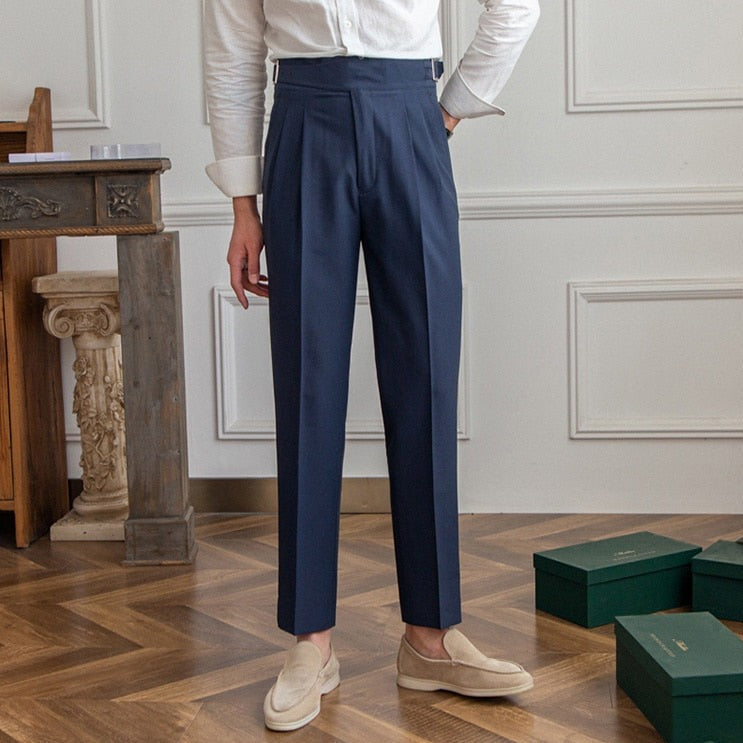 Herren Gurkha Hose mit Hohem Bund – Isauro