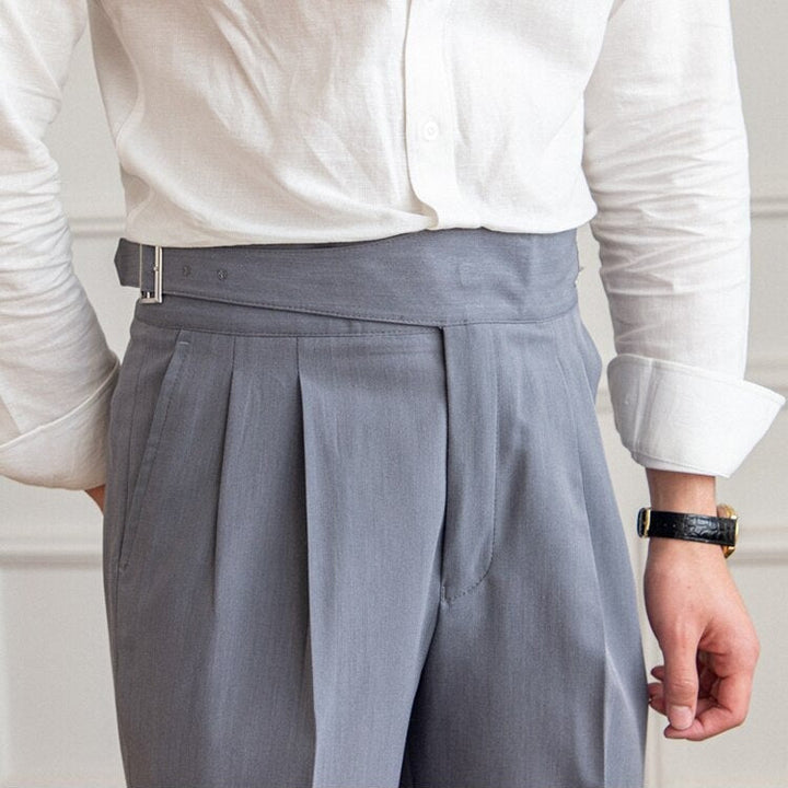 Herren Gurkha Hose mit Hohem Bund – Isauro