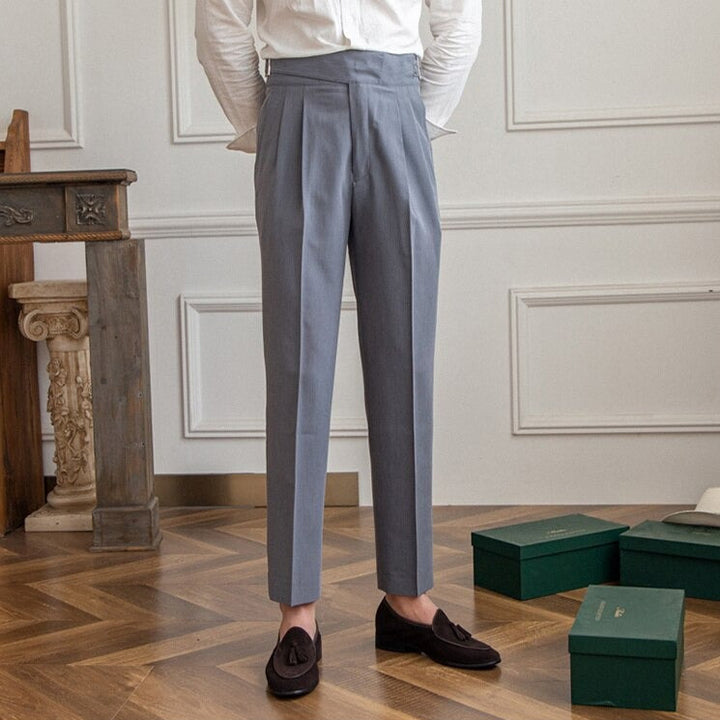 Herren Gurkha Hose mit Hohem Bund – Isauro
