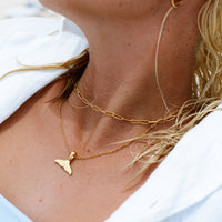 Paperclip Choker Necklace - Lina-Gold-Nora Luxe