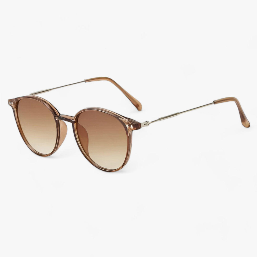 Luxuriöse Damen Sonnenbrille mit rundem Rahmen – Liora