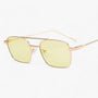 Vintage Unisex Sonnenbrille mit Doppelsteg – Aero
