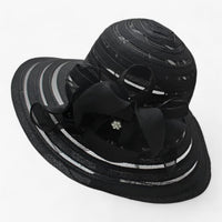 Eleganter Damen Sonnenhut aus Organza – Mirielle