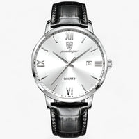 Luxus Herrenarmbanduhr mit Lederband – Adrien