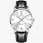 Luxus Herrenarmbanduhr mit Lederband – Adrien