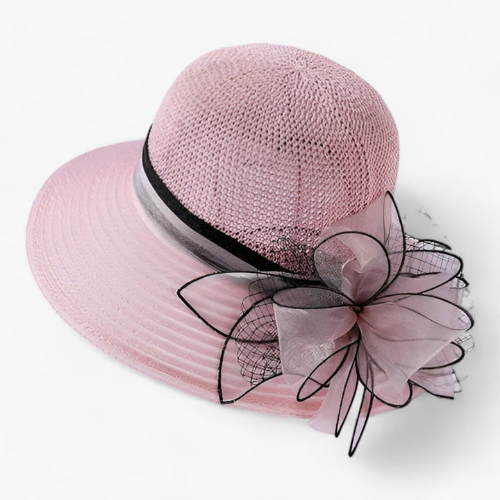 Eleganter Damen Sonnenhut mit breiter Krempe – Bellavue