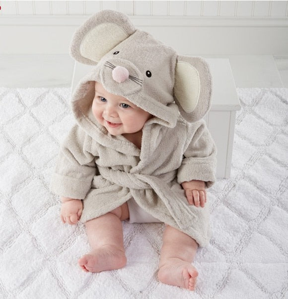 Weiche Baby-Tierbademäntel - AnimalHug