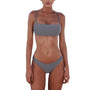 Bikini mit verstellbaren Trägern und flexibler Passform – Kaila