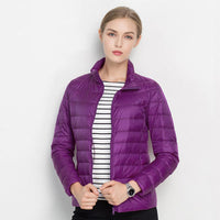 Federleichte Damen Daunenjacke – Alina Herbstzauber