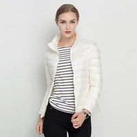 Federleichte Damen Daunenjacke – Alina Herbstzauber