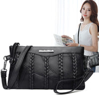 PU Leder Damen Crossbody Clutch mit geräumigem Innenraum