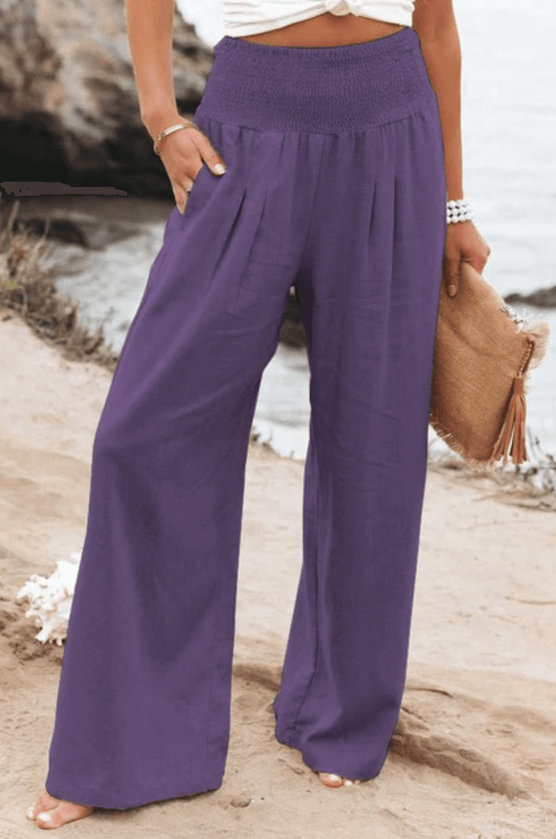 Elegante Palazzo Hose mit Boho-Flair – Yasmin