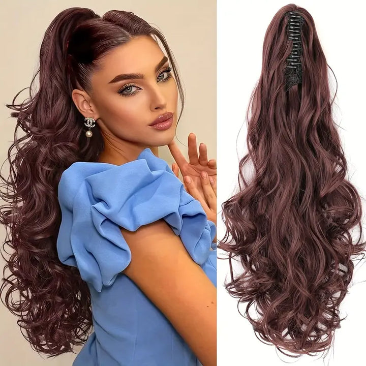 Haarverlängerung Pferdeschwanz 55 cm – Veloura