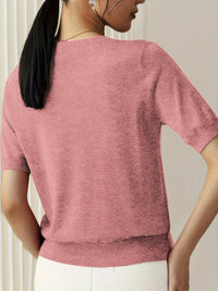Frühjahrs-Pullover mit kurzen Ärmeln – Mira