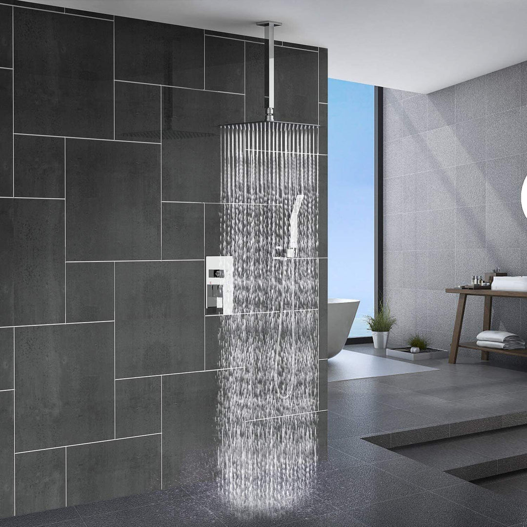 Wandmontierte Regendusche – RainFlow Ultra