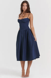 Sommerkleid mit Sweetheart-Ausschnitt – Elvira