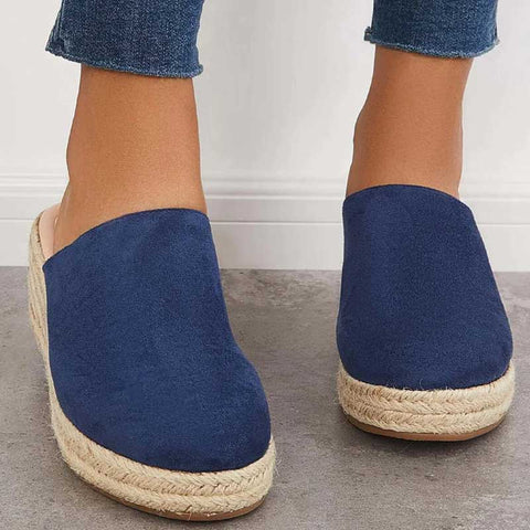 Retro Chic Keilabsatz Sandalen - Vera