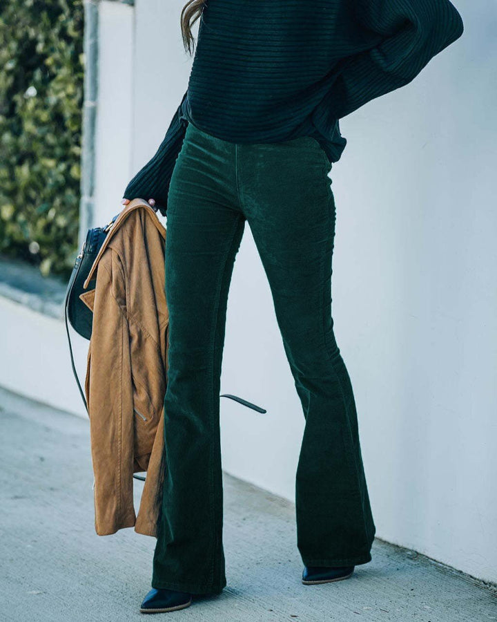 Hüftgerechter Damenhose mit Stretch – Noelle