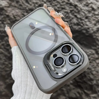 Stoßfeste magnetische Handytasche mit Glasschutz und Ständer