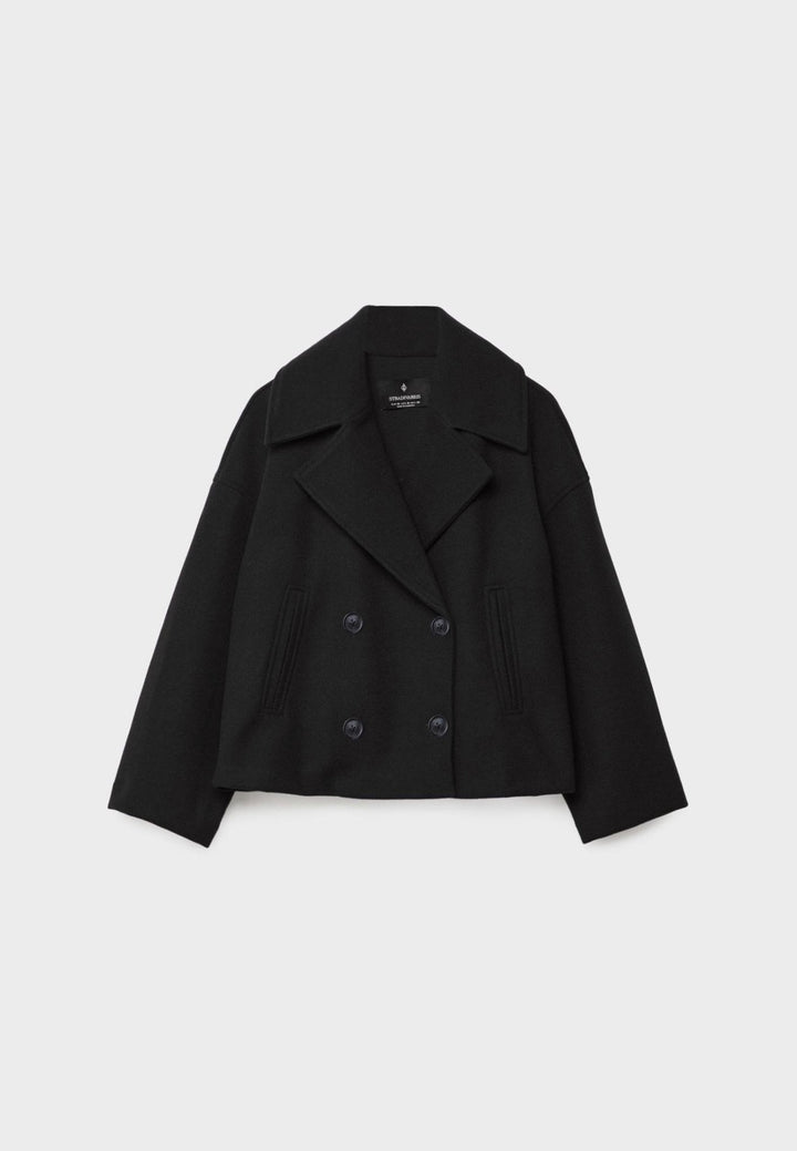 Herbstliche Kurzjacke im Doppelreiher-Stil – Clara