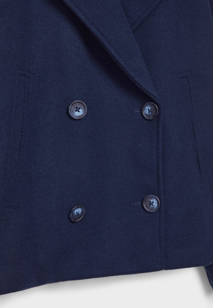 Herbstliche Kurzjacke im Doppelreiher-Stil – Clara