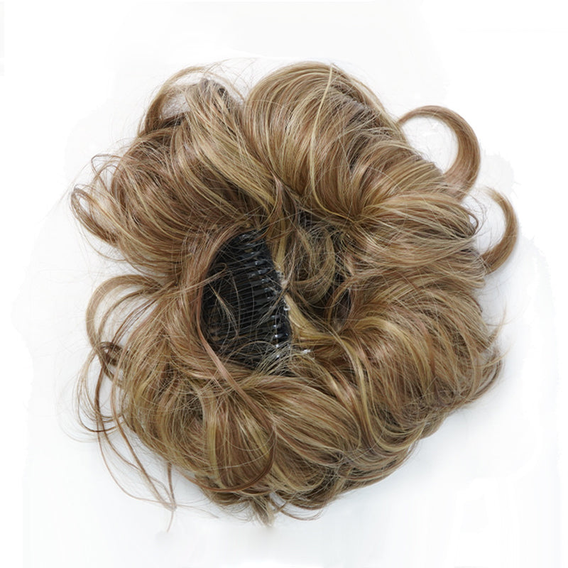 Messy Clip-in Bun mit Seitenclip – Elina