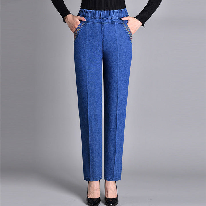 Push-up Jeans - Ella mit warmem Innenfutter und perfektem Sitz!