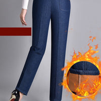Push-up Jeans - Ella mit warmem Innenfutter und perfektem Sitz!