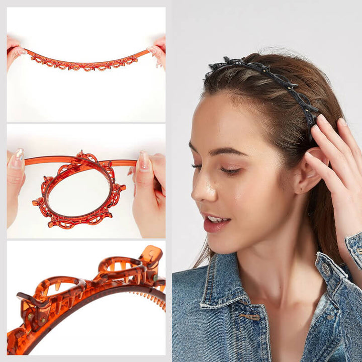 Geflochtenes Haarband mit Grip – Bibi