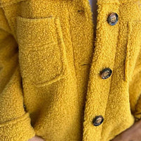 Kurze Teddyjacke - Dion | Warm mit stilvollem Reverskragen