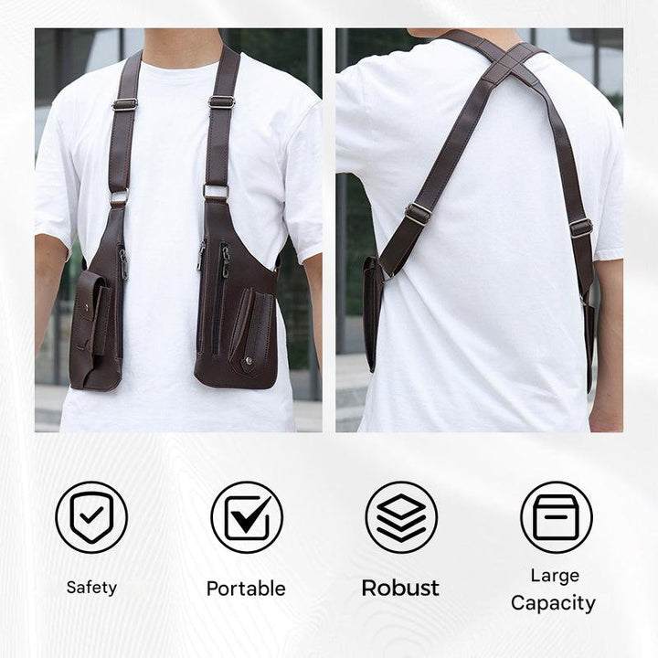 Diebstahlsichere Herren Umhängetasche – ShadowCarry Pro